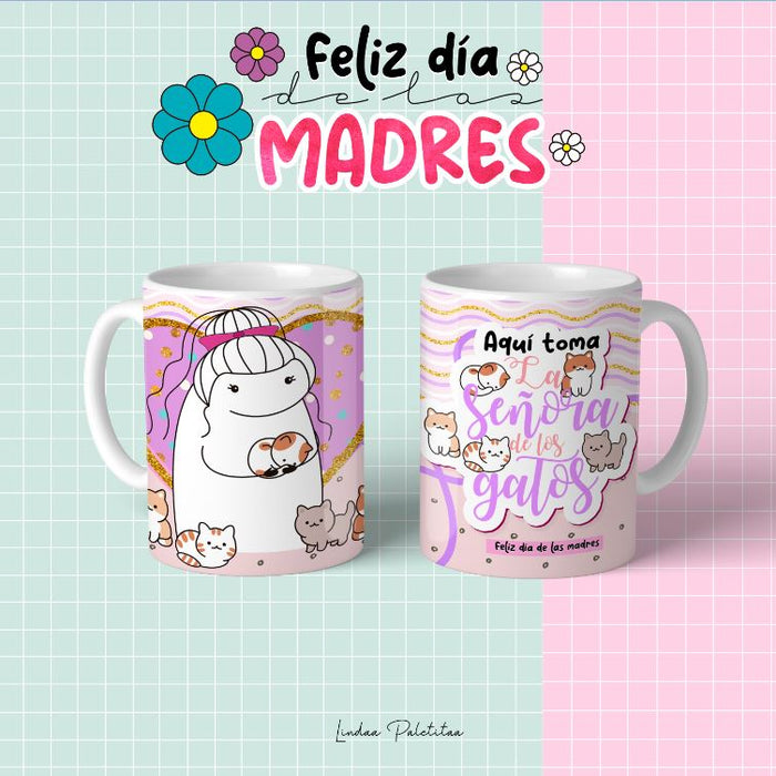 Mug Feliz Dia De La Madre 11 Oz Ref. 32 x 1 Unidad