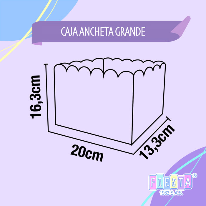 Caja Ancheta Grande Corbatin  x 1 unidad