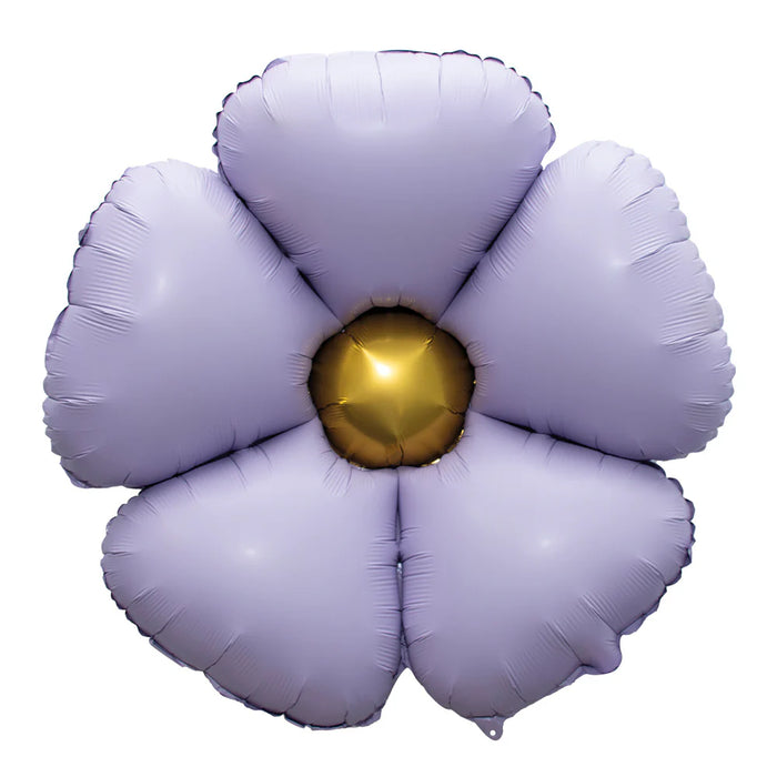 Globo Metalizado 27" Flor Lila Sempertex X 1 Unidad