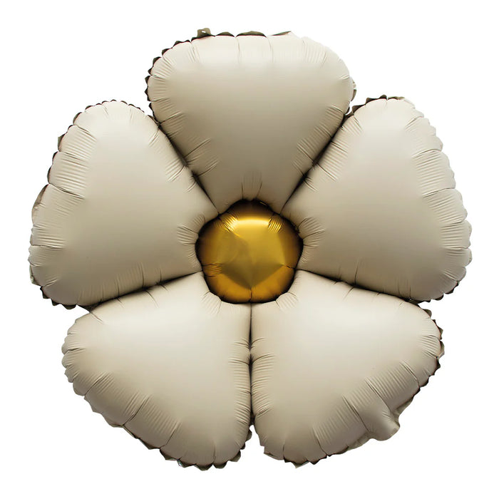 Globo Metalizado 27" Flor Latte Sempertex X 1 Unidad