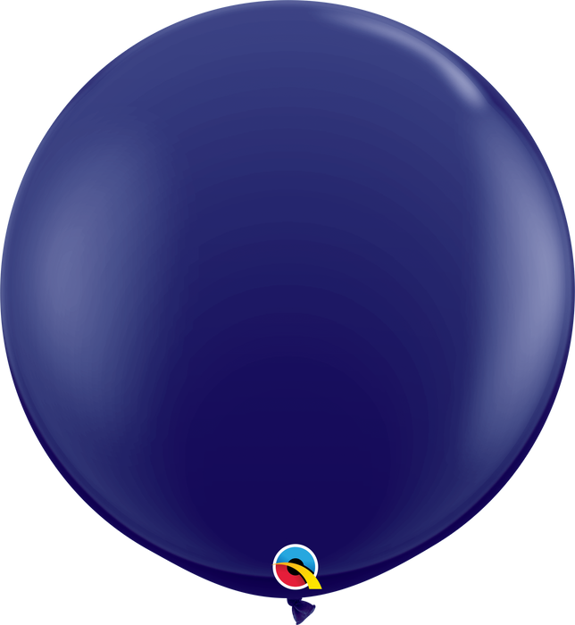 Globo Navy 30" X  Unidad Qualatex