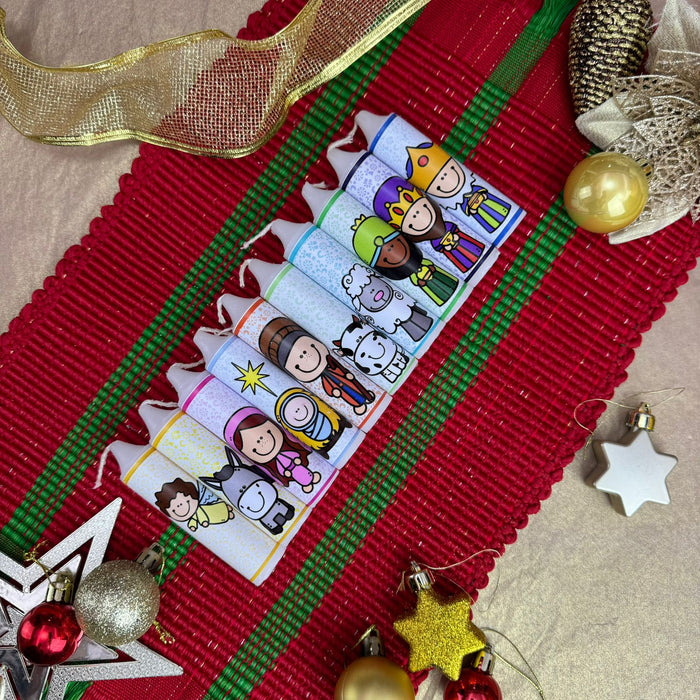 Velitas Pesebre Blancas Referencia 1 x 10 Unidades