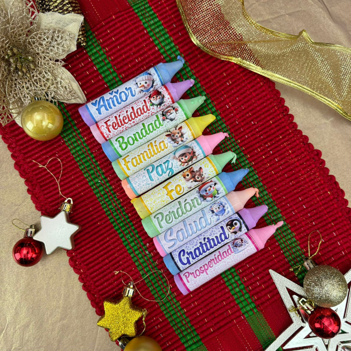 Velitas Deseos Degrade Pastel Referencia 2 x 10 Unidades