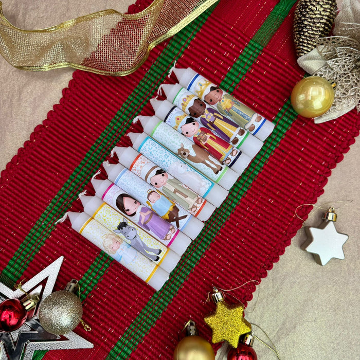 Velitas Pesebre Blancas Referencia 2 x 10 Unidades