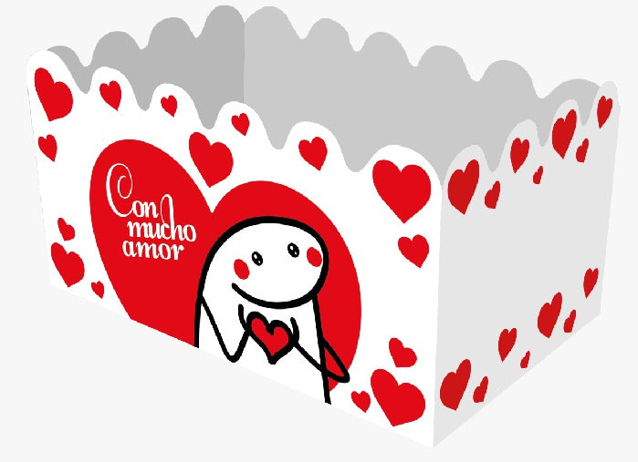 Caja Ancheta Mini Con Mucho Amor Flork x 1 unidad