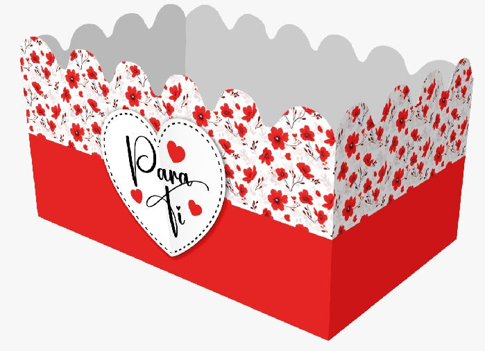 Caja Ancheta Mini Para Ti Flores x 1 unidad