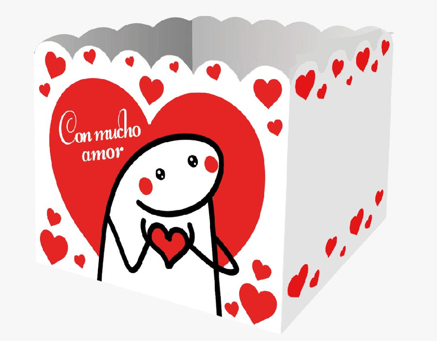 Caja Ancheta Pequeña N Con Mucho Amor Flork x 1 unidad
