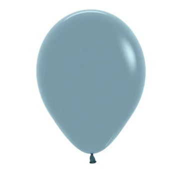 Globo Azul Pastel Dusk R9 X 12 Unidades Sempertex