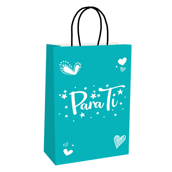 Bolsa Regalo Pequeña Para Ti Aguamarina x 1 Unidad