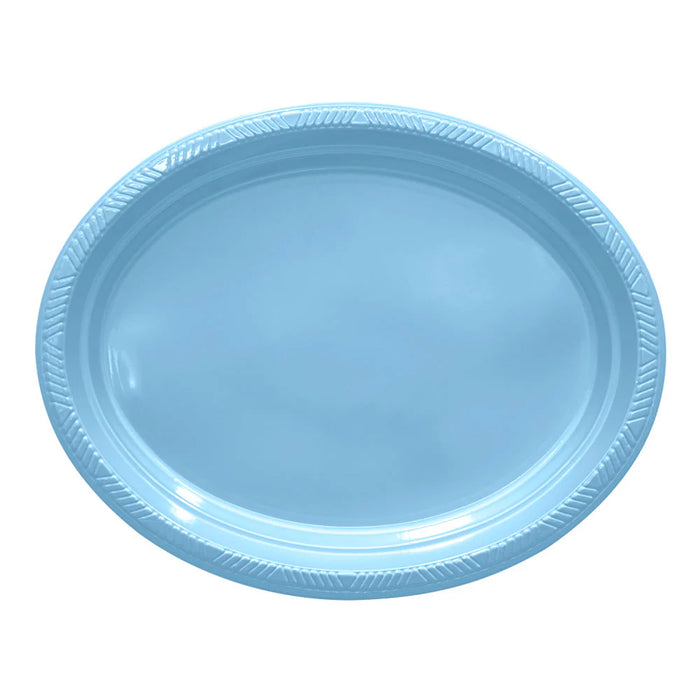 Bandeja Deluxe Oval Azul Pastel x 5 Unidades Sempertex