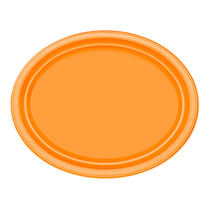 Bandeja Deluxe Oval Naranja x 5 Unidades Sempertex