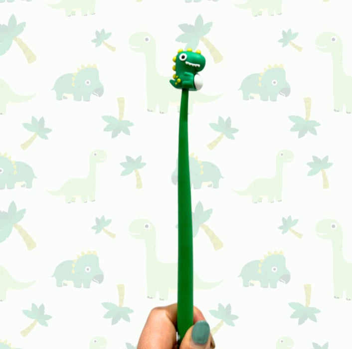 Esfero Micro Punta 0.5 mm Dinosaurio Verde Oscuro X 1