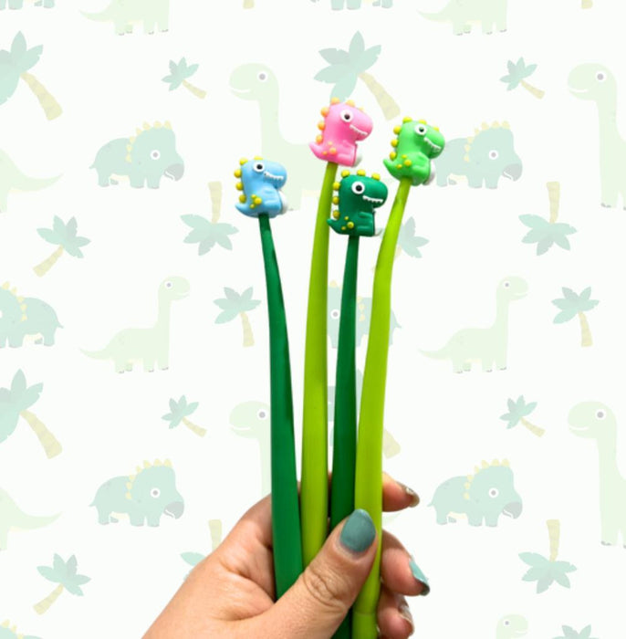 Esfero Micro Punta 0.5 mm Dinosaurio Verde Oscuro X 1