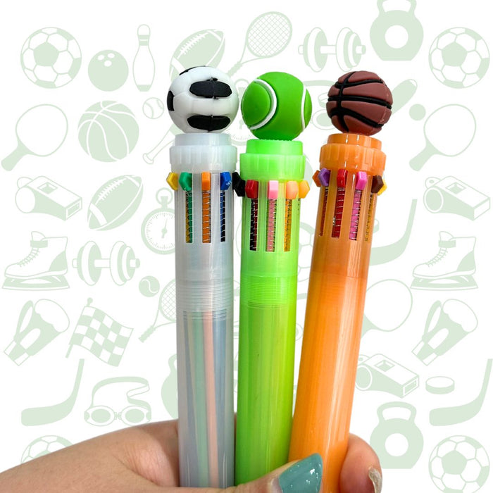 Esfero 10 minas Multicolor Balon de Basquet X 1