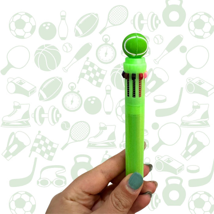 Esfero 10 minas Multicolor Pelota de Tenis X 1