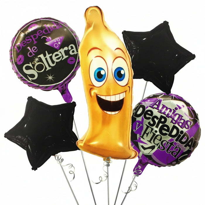 Bouquet de Globos Despedida de Soltera X 5 Piezas Ref 3