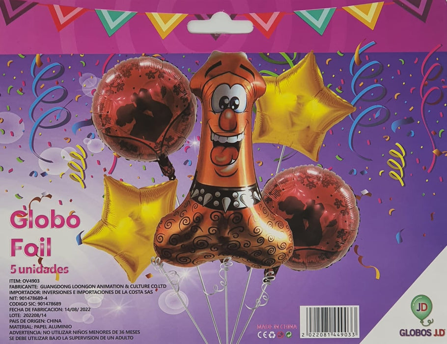 Bouquet de Globos Despedida de Soltera X 5 Piezas Ref 7