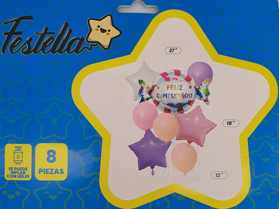 Bouquet caramelo X 8 Piezas Marca Festella