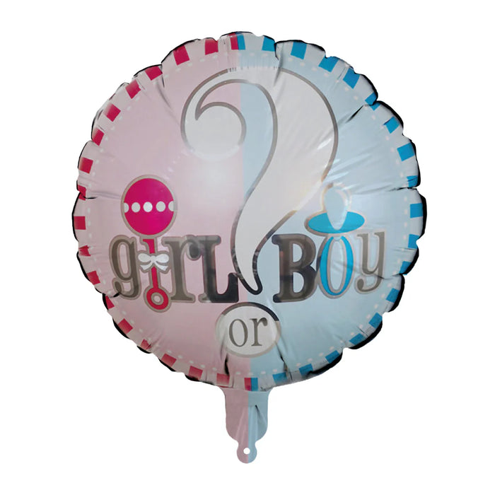 Globo Metalizado 18" Girl Or Boy  X 1 Unidad Sempertex