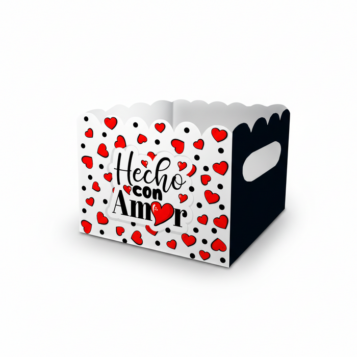 Caja Ancheta Grande Hecho Con Amor x 1 unidad