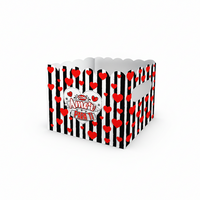 Caja Ancheta Grande Con Amor Para Ti x 1 unidad