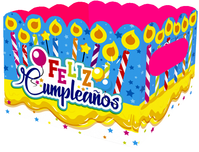 Caja Ancheta Grande Feliz Cumpleaños x 1 unidad