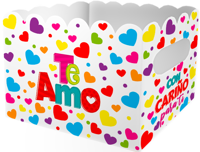 Caja Ancheta Grande Te Amo x 1 unidad