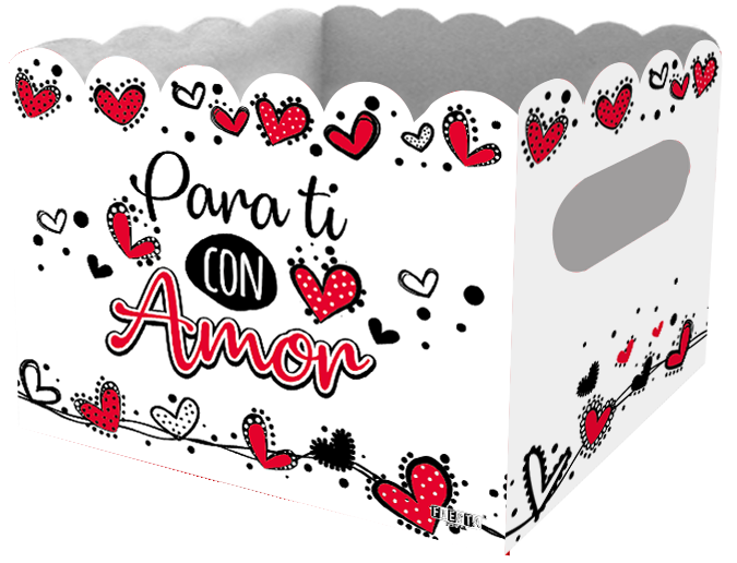 Caja Ancheta Grande Para Ti Con Amor  x 1 unidad