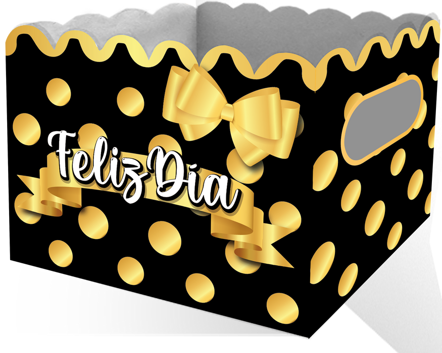 Caja Ancheta Grande Feliz Dia Negra x 1 unidad