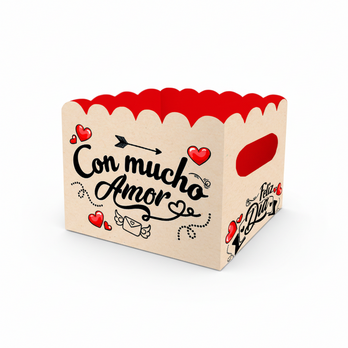 Caja Ancheta Grande Con Mucho Amor x 1 unidad