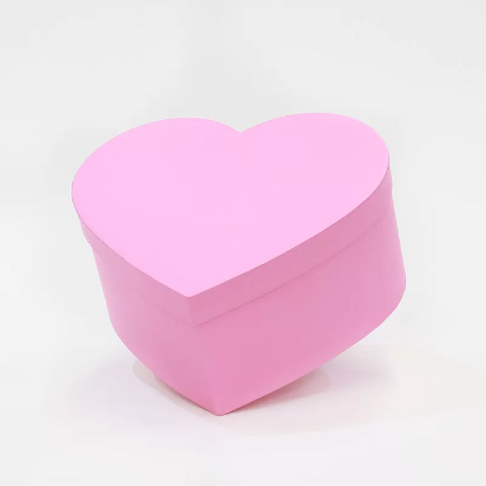 Caja Corazon Mediana Rosada x 1 Unidad