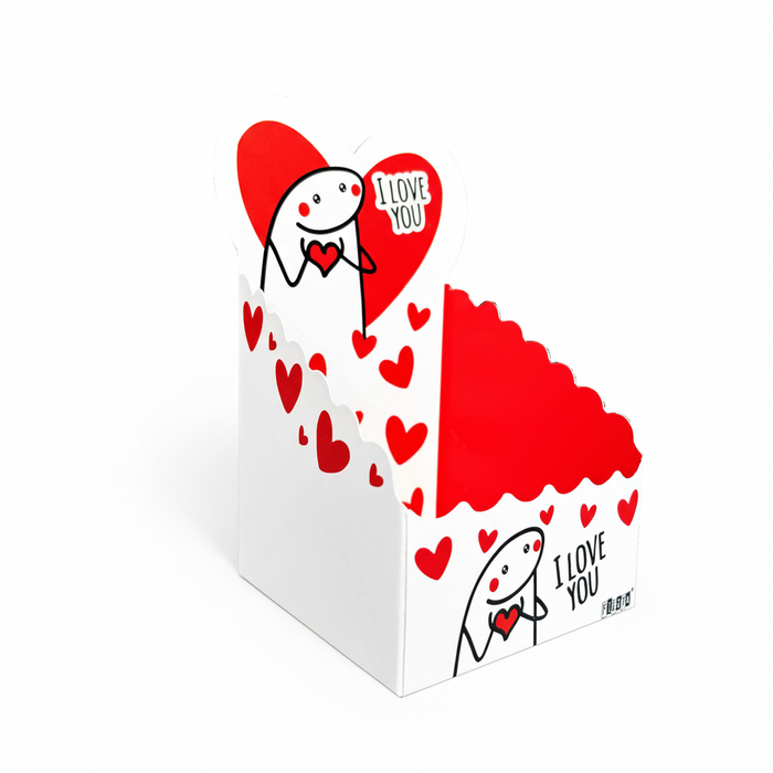 Caja Car Espaldar I Love You Flork x 1 Unidad