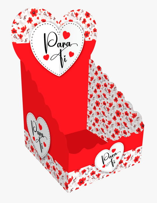 Caja Car Espaldar Para Ti Flores x 1 Unidad