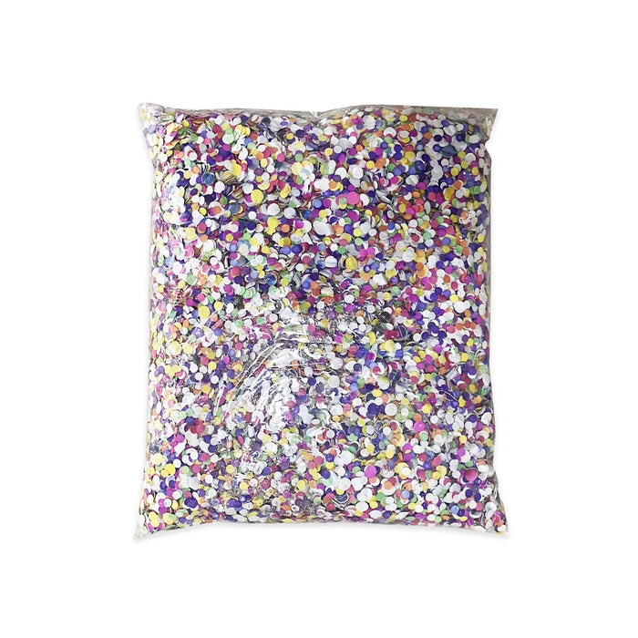 Confetti Redondo de Papel Multicolor 200 Gr x 1 Unidad