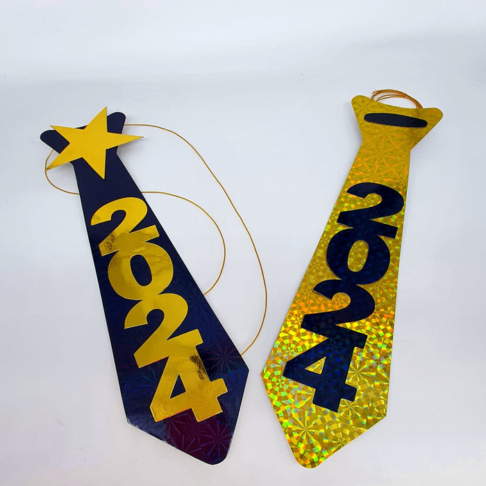 Corbatas Año Nuevo 2024 x 6 Unidades