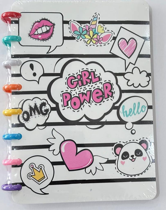 Cuaderno Argollado Girl Power X 1