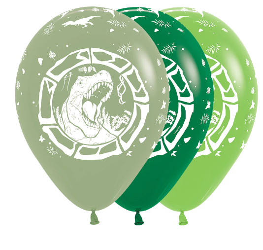 Globo Infinity Dinosaurio Fashion Surtido R12 X 12 Unidades Sempertex