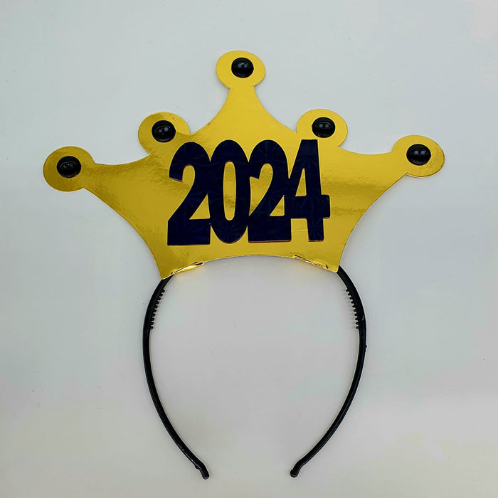 Diadema Año Nuevo Corona 2024 x 6 Unidades