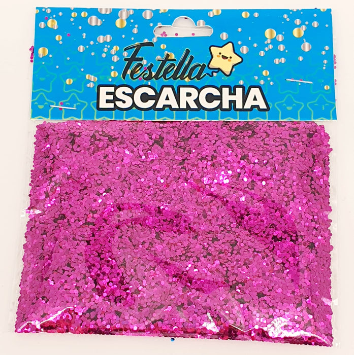 Escarcha Fucsia Para Globo 20 Gr x 1 Unidad