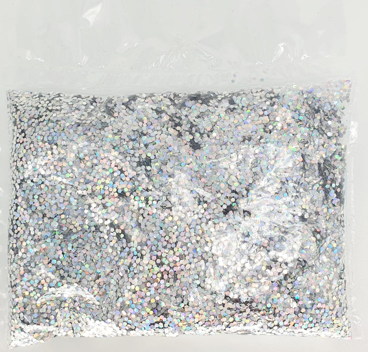 Escarcha Plata Iridiscente Para Globo 20 Gr x 1 Unidad