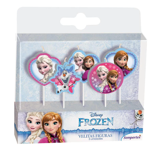 Velita Frozen II x 5 Unidades Sempertex