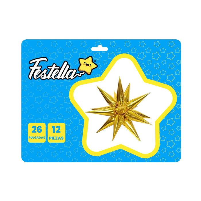 Globo estrella Magica 26" Dorada Festella