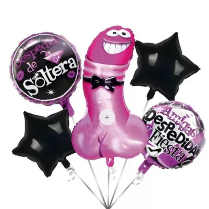 Bouquet de Globos Despedida de Soltera X 5 Piezas Ref 5