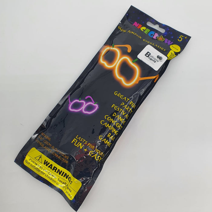Gafas de Fiesta Fluorescente Calabaza Neon Amarillo X Unidad