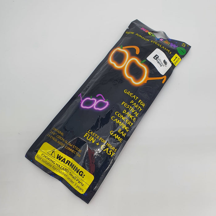 Gafas de Fiesta Fluorescente Calabaza Neon Verde X Unidad