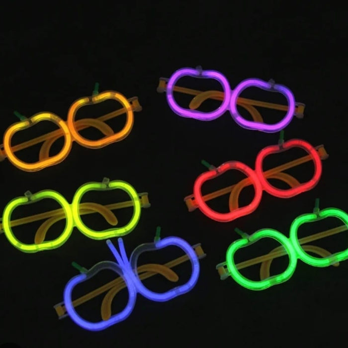 Gafas de Fiesta Fluorescente Calabaza Neon Naranja X Unidad