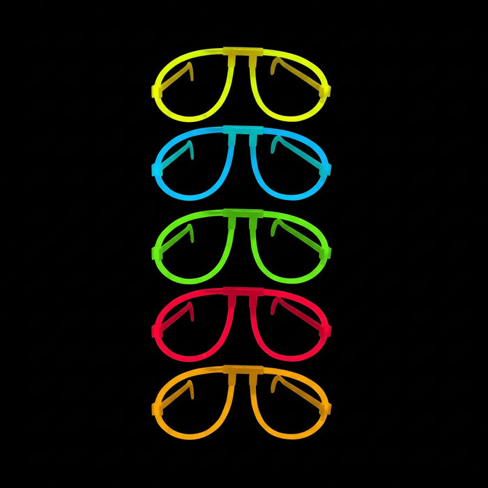 Gafas de Fiesta Fluorescente Neon Naranja X Unidad