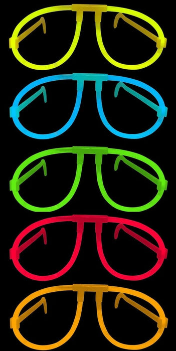 Gafas de Fiesta Fluorescente Neon Rojo X Unidad