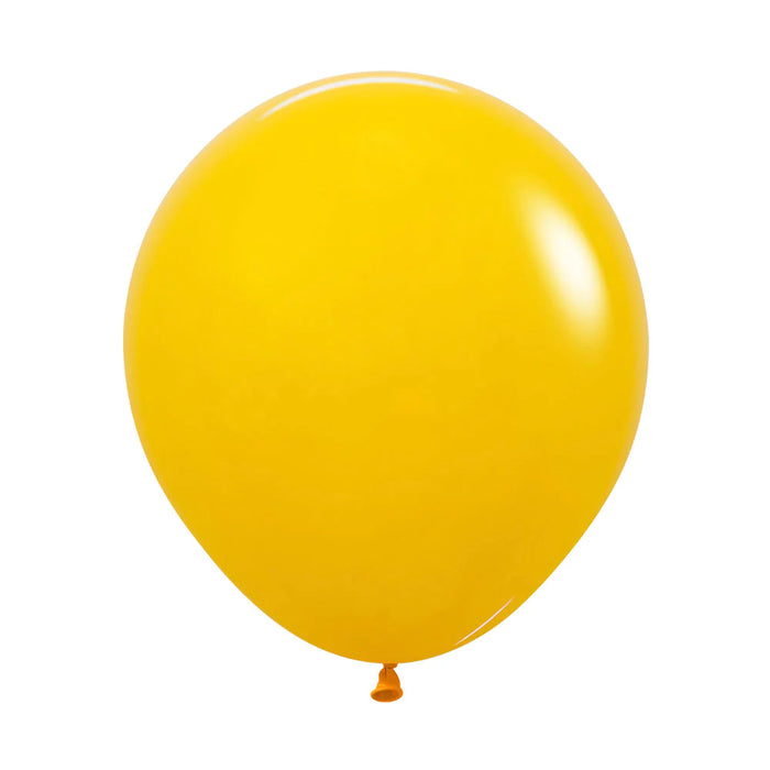 UNIDAD de Globo Amarillo Miel Fashion R18 X UNIDAD