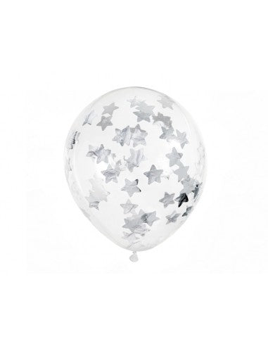 Globo Burbuja 10" Confetti Variado X Unidad Festella